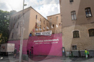 Barcelona - Tense wait for the eviction of the Antiga Massana