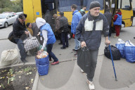 Elderly, women and children on the run as Russia targets Ukrainian civilians
