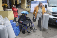 Elderly, women and children on the run as Russia targets Ukrainian civilians