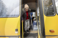 Elderly, women and children on the run as Russia targets Ukrainian civilians