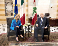 Giorgia Meloni, incontra a Beirut  il Primo Ministro libanese Najib Mikati