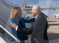 Il Presidente del Consiglio, Giorgia Meloni arriva all'aeroporto di Beirut