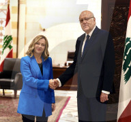 Giorgia Meloni, incontra a Beirut  il Primo Ministro libanese Najib Mikati