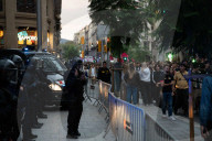 Barcelona - Massive protest in favor of the antiga Massana