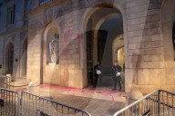 Barcelona - Massive protest in favor of the antiga Massana