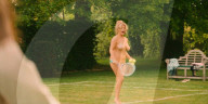 Emily Atack goes fully nude in the premiere episode of the new TV series 'Rivals' -