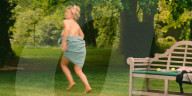Emily Atack goes fully nude in the premiere episode of the new TV series 'Rivals' -