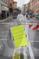 Disagi e danni dopo alluvione a Bologna