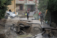 Disagi e danni dopo alluvione a Bologna