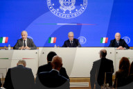 Roma, a Palazzo Chigi la conferenza stampa al termine del consiglio dei Ministri