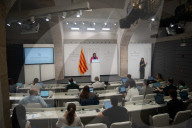 Barcelona, Press conference of the Generalitat