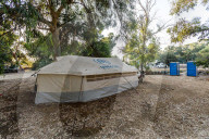 ECHR ruling for Cyprus asylum seekers may embolden refugees in buffer zone. UNHCR's temporary refugee camp.