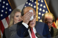 Giuliani sweats hair-dye while trying to sell American public a story on voter fraud