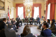 Prime Minister Keir Starmer hosts a Palestine Engagement meeting