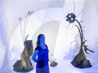 The World of Tim Burton exhibition at the Design Museum, London, UK.