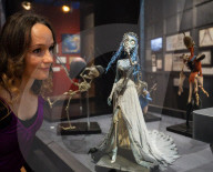 The World of Tim Burton exhibition at the Design Museum, London, UK.