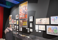The World of Tim Burton exhibition at the Design Museum, London, UK.