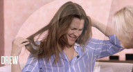 Drew Barrymore rips out hair extensions on TV in chat about natural beauty