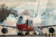 Boeing test flies 747 8 Wide Body