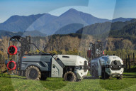 Robot vineyard and orchard crop sprayer
