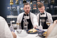 Sausage rolls meet £425 Cristal at Greggs champagne bar in Newcastle