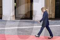 Palazzo Chigi - Giorgia Meloni incontra la presidente del Parlameto europeo Roberta Metsola