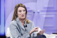 Roberta Metsola ospite a Porta a Porta