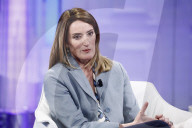 Roberta Metsola ospite a Porta a Porta