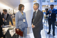 Rachel Reeves UK Chancellor of the Exchequer attends IMF Annuals