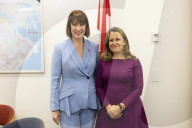 Rachel Reeves UK Chancellor of the Exchequer attends IMF Annuals