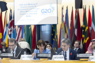 Rachel Reeves UK Chancellor of the Exchequer attends IMF Annuals