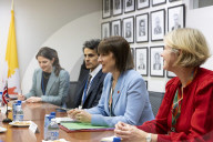 Rachel Reeves UK Chancellor of the Exchequer attends IMF Annuals
