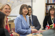 Rachel Reeves UK Chancellor of the Exchequer attends IMF Annuals