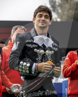 Les pilotes, en marge du Grand Prix de F1 du Mexique, dans l'ambiance d'Halloween à Mexico
