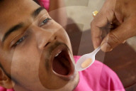 Deworming pills for students in India
