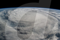 Hurricane Milton as seen from space