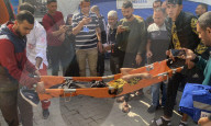 Wounded Palestinians arrive hospital