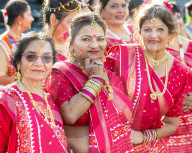Diwali on the Square celebrations, Trafalgar Square,  London, UK.