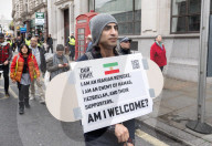 Protestors from Unite Against Racism's  counterprotest National Demo Stop Tommy Robinson - Stop the Far Right - supported by many Unions in Whitehall, Westminster, London, UK.