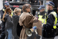 Protestors from Unite Against Racism's  counterprotest National Demo Stop Tommy Robinson - Stop the Far Right - supported by many Unions in Whitehall, Westminster, London, UK.