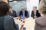 Rachel Reeves UK Chancellor of the Exchequer attends IMF Annuals