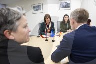 Rachel Reeves UK Chancellor of the Exchequer attends IMF Annuals