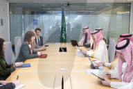 Rachel Reeves UK Chancellor of the Exchequer attends IMF Annuals