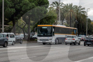 Barcelona - Bus drivers' strike in Spain