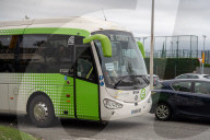 Barcelona - Bus drivers' strike in Spain