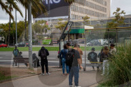 Barcelona - Bus drivers' strike in Spain