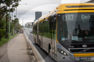 Barcelona - Bus drivers' strike in Spain