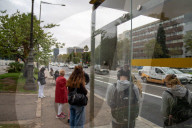 Barcelona - Bus drivers' strike in Spain