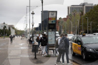 Barcelona - Bus drivers' strike in Spain