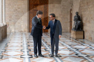 Meeting between Pere Aragones and Salvador Illa